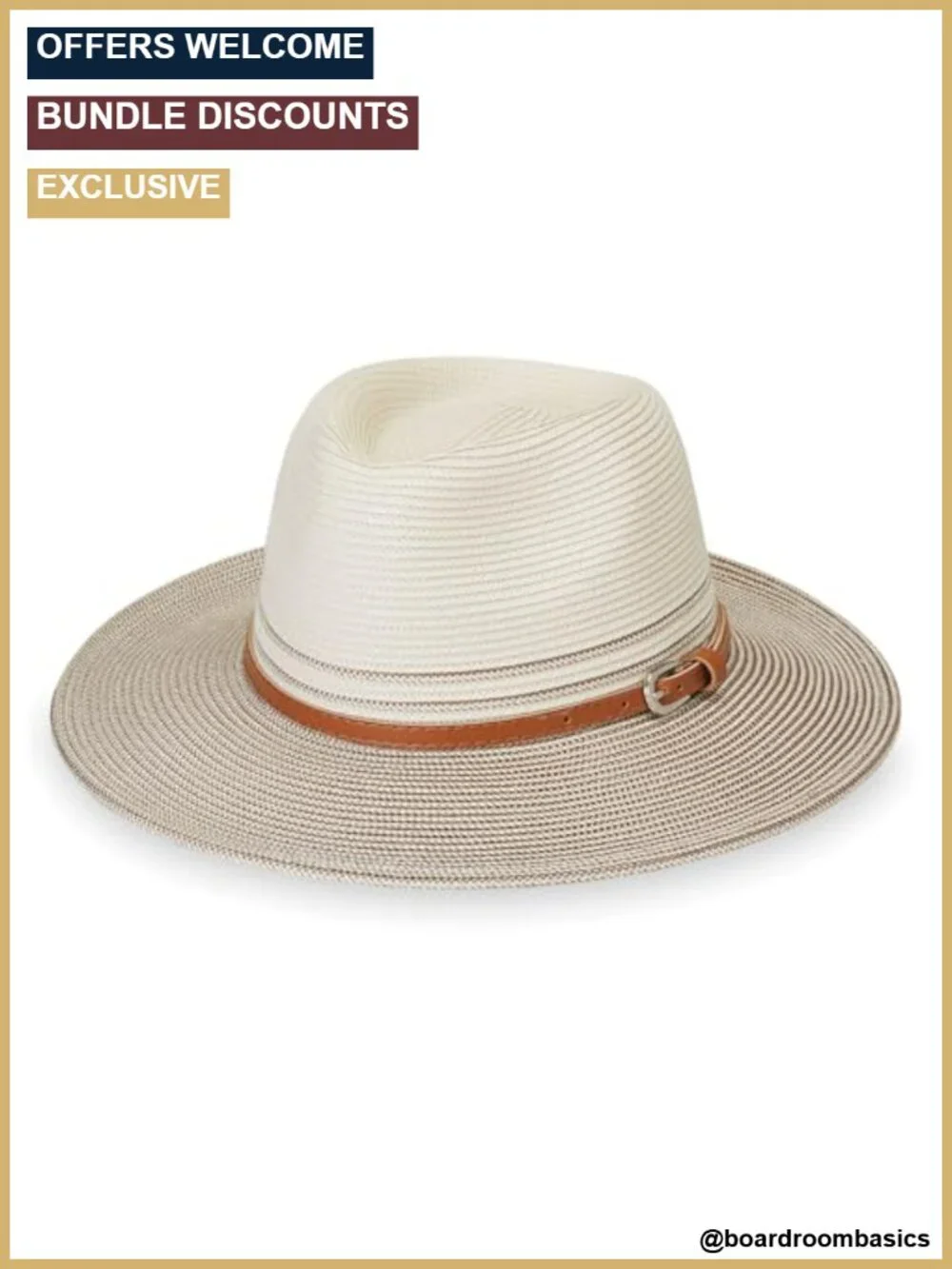UPF 50+ Fedora Sun Hat Packable for Travel Hiking 3